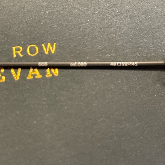 THE ROW - EYEVAN COLLABORATION FLYNN NAVY TITANIUM SUNGLASSES - Picture 15 of 16